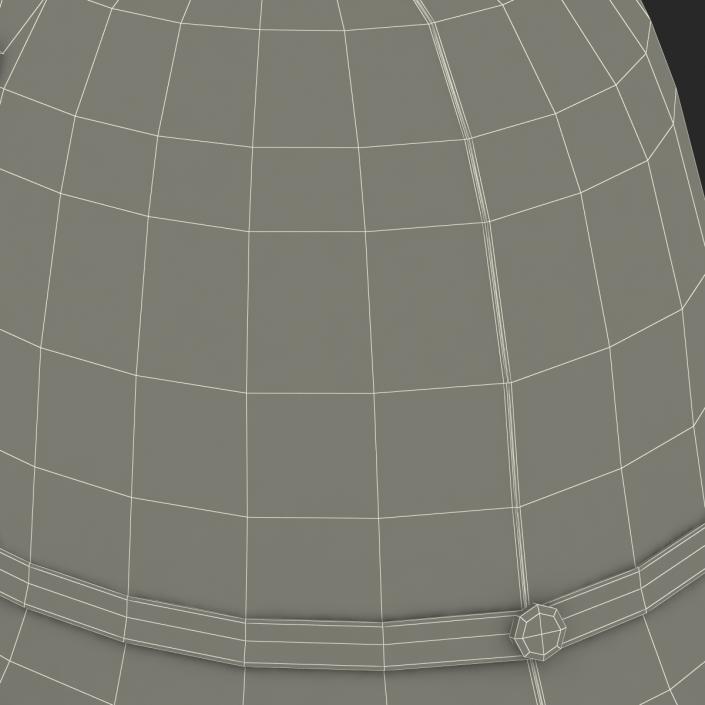 3D model UK Bobby Pith Helmet