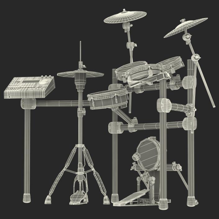 Electronic Drum Kit Generic 3D