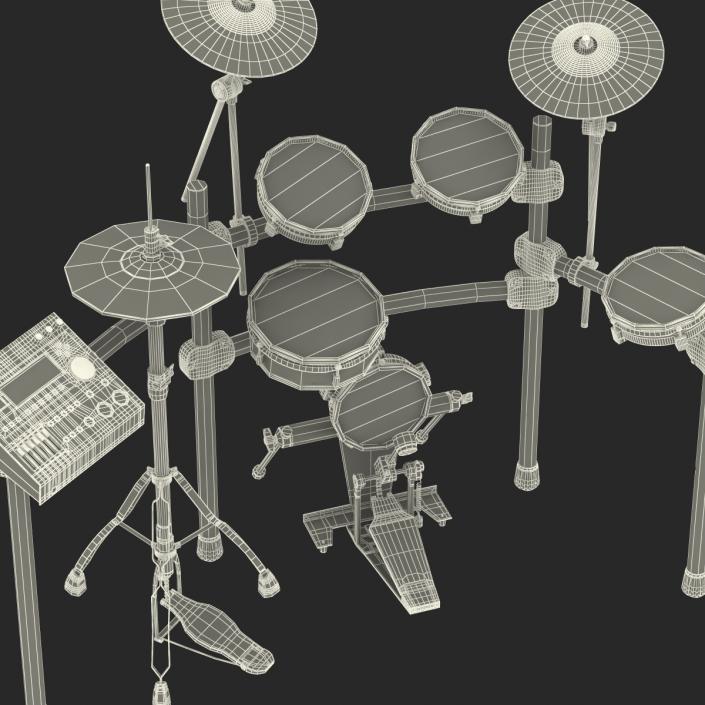 Electronic Drum Kit Generic 3D