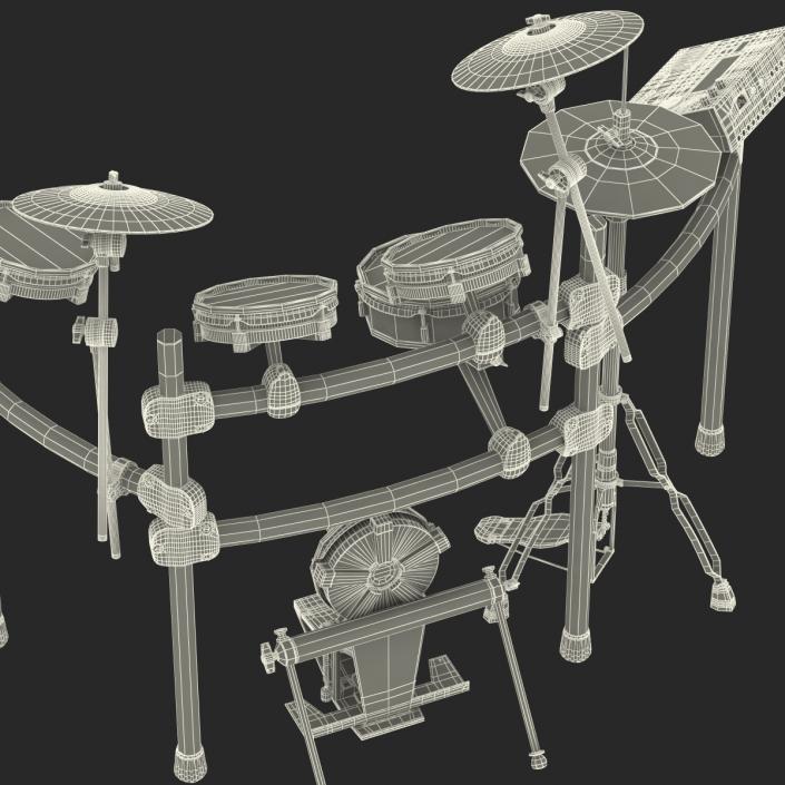 Electronic Drum Kit Generic 3D