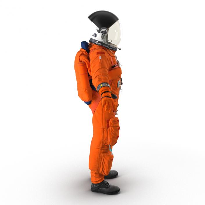 3D model US Advanced Crew Escape Suit ACES Rigged