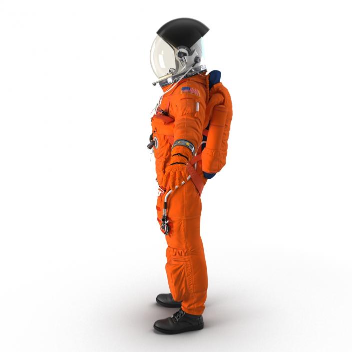 3D model US Advanced Crew Escape Suit ACES Rigged