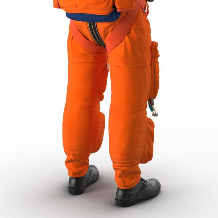 3D model US Advanced Crew Escape Suit ACES Rigged