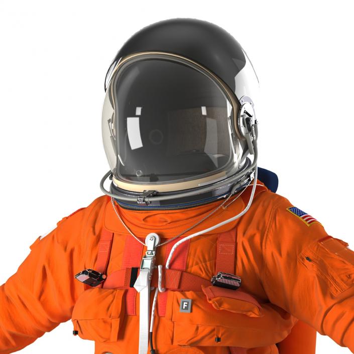 3D model US Advanced Crew Escape Suit ACES Rigged