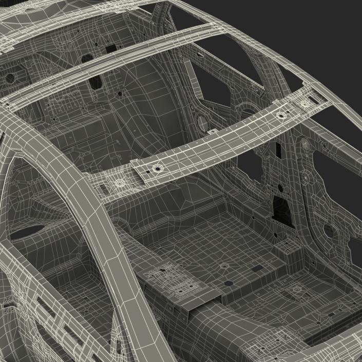 3D Car Frame 4