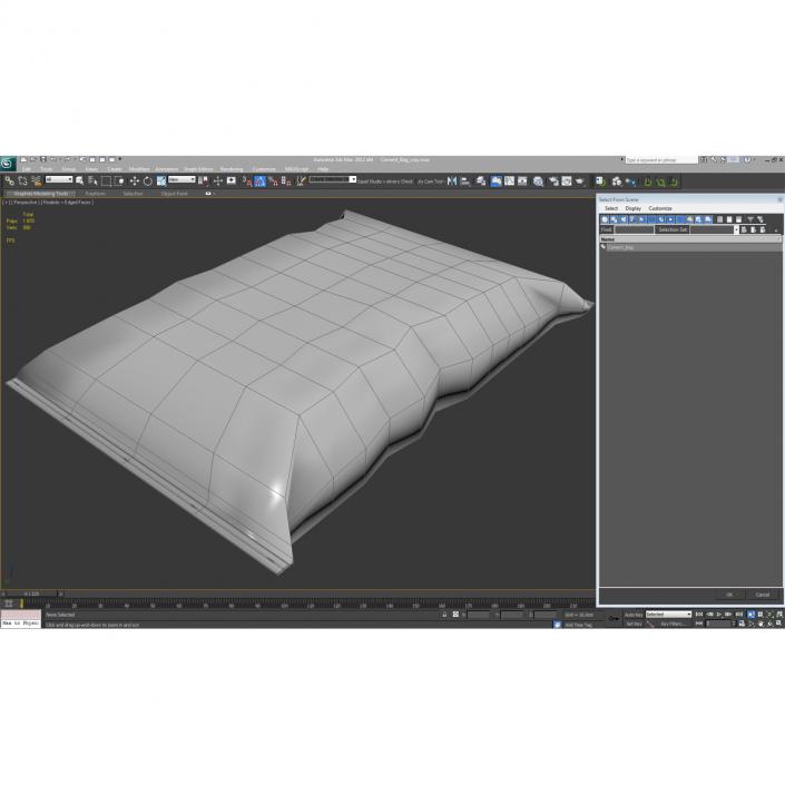 3D model Cement Bag