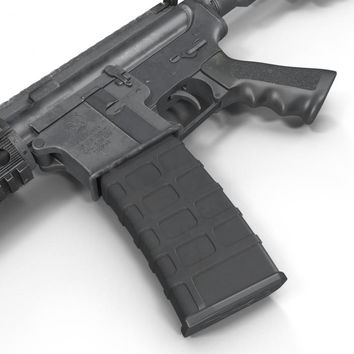 3D Assault Rifle AR15 model