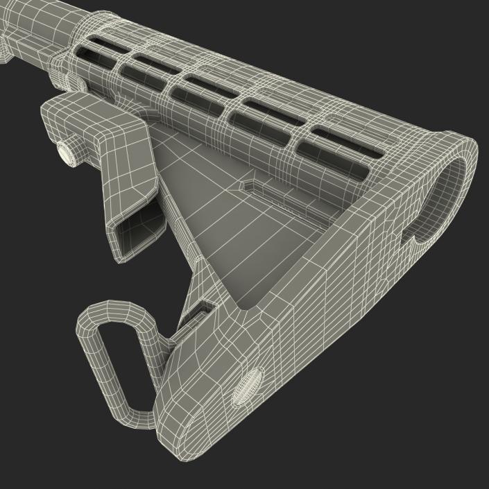 3D Assault Rifle AR15 model