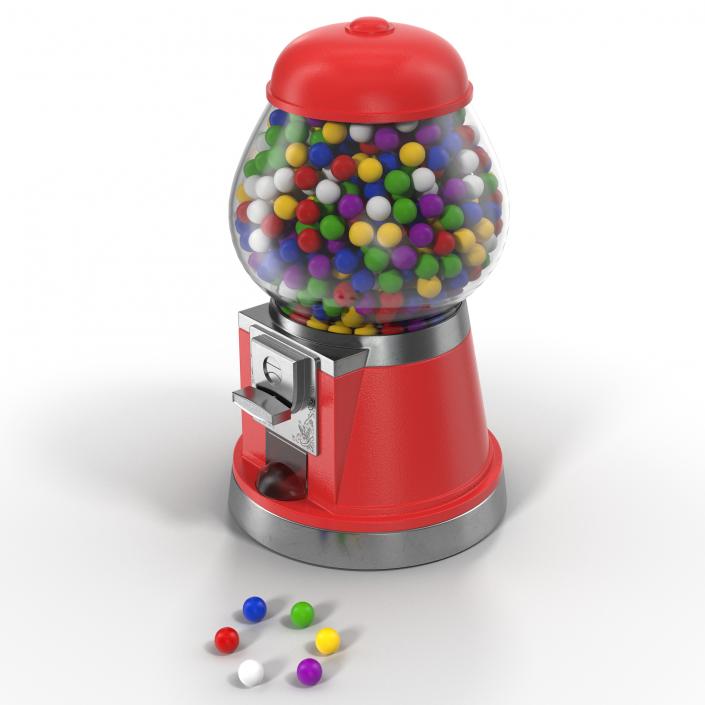 3D model Bubble Gum Dispenser