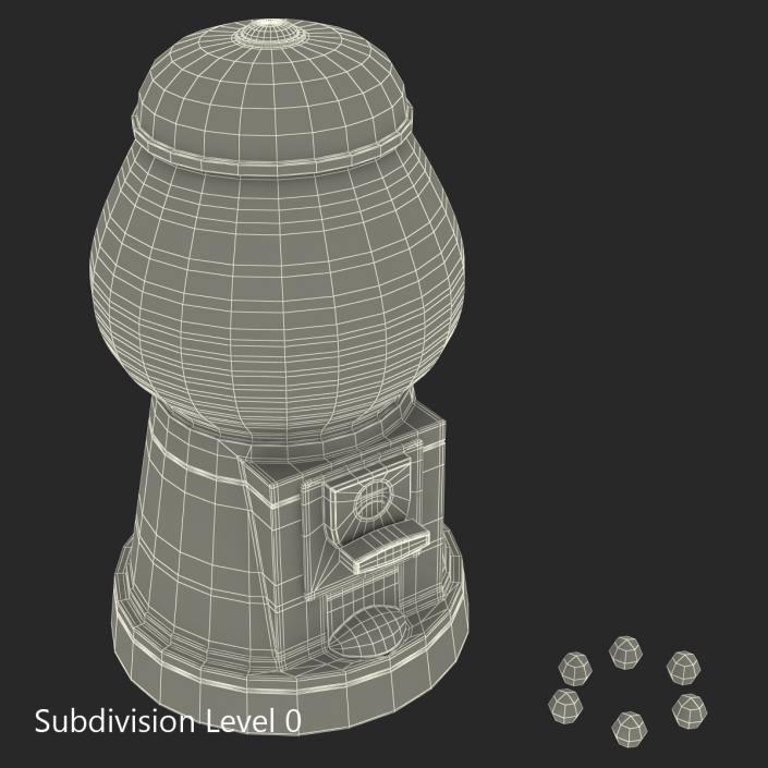 3D model Bubble Gum Dispenser