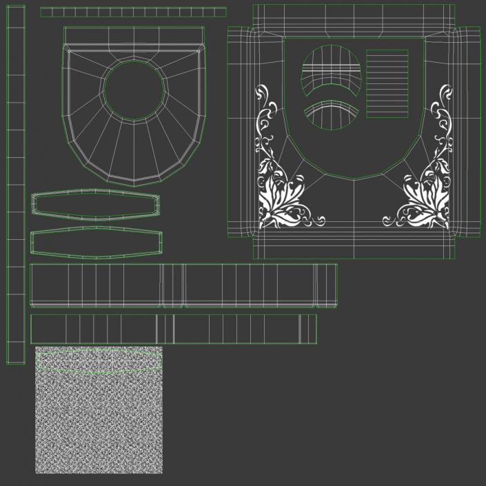 3D Bubble Gum Machine model