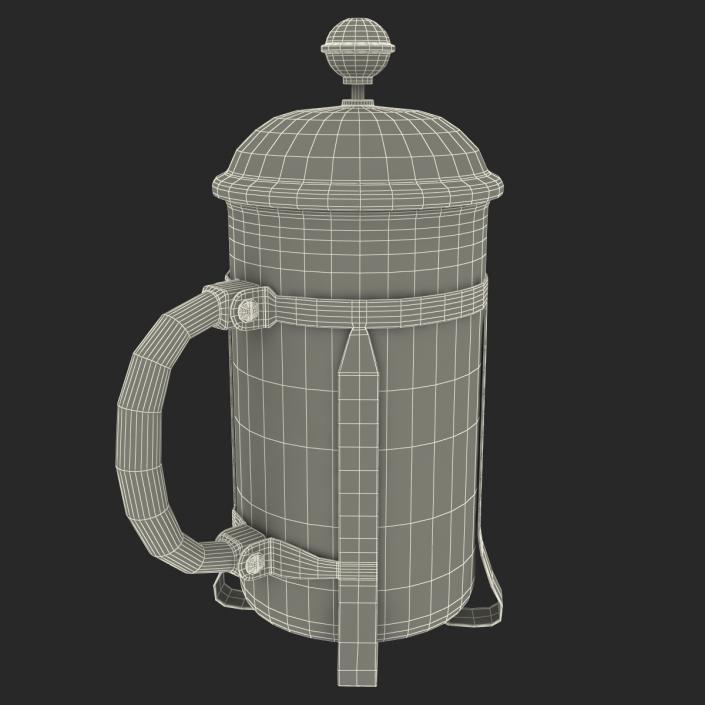 3D model French Press Coffee Pot 2