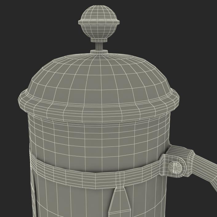 3D model French Press Coffee Pot 2