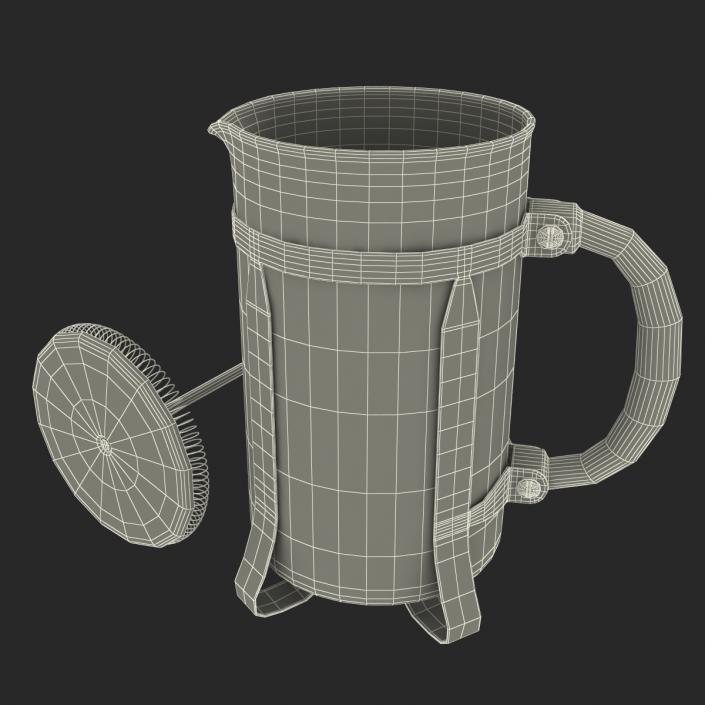 3D model French Press Coffee Pot 2