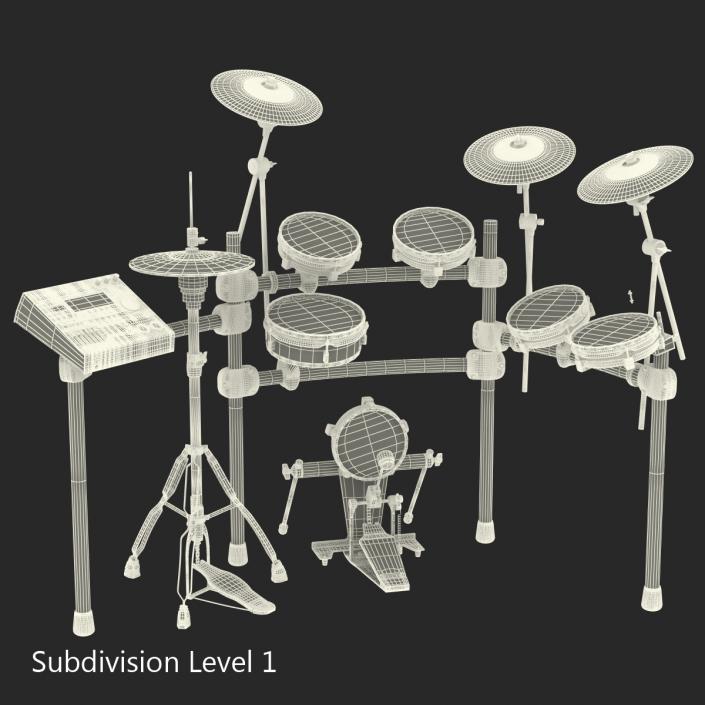 Electronic Drum Kit Generic 2 3D model