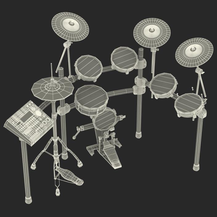 Electronic Drum Kit Generic 2 3D model