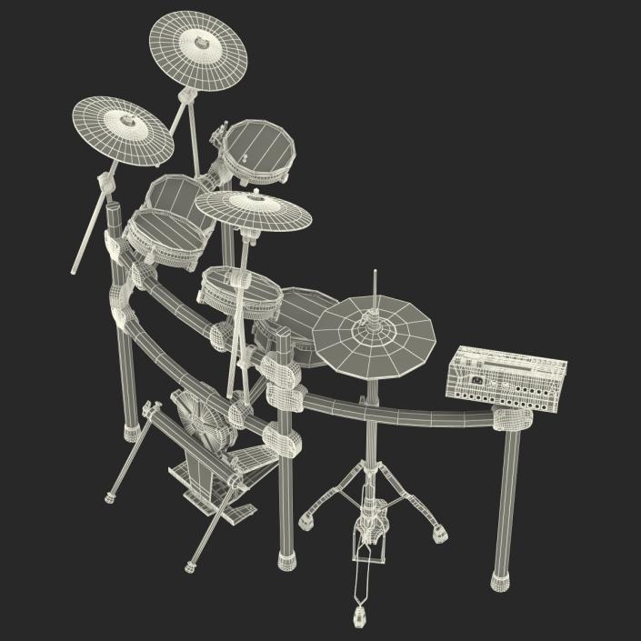 Electronic Drum Kit Generic 2 3D model