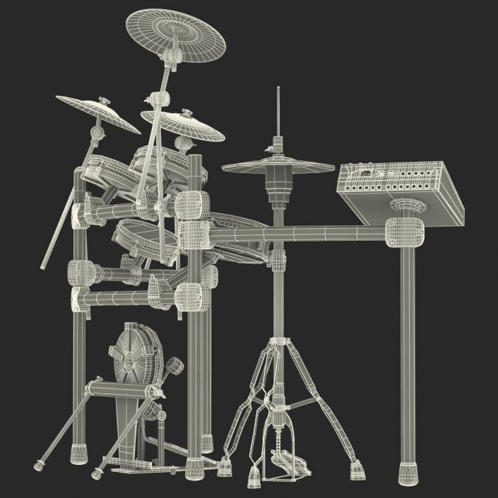 Electronic Drum Kit Generic 2 3D model