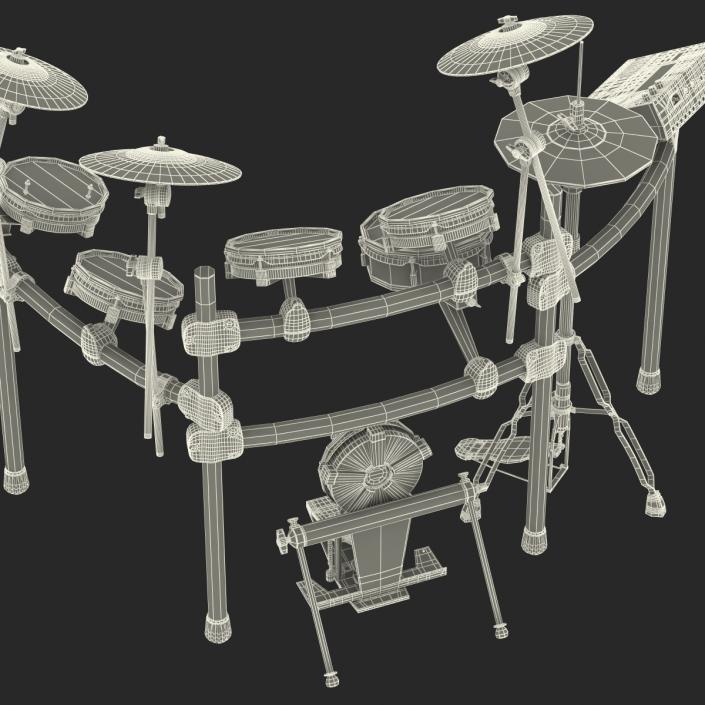 Electronic Drum Kit Generic 2 3D model