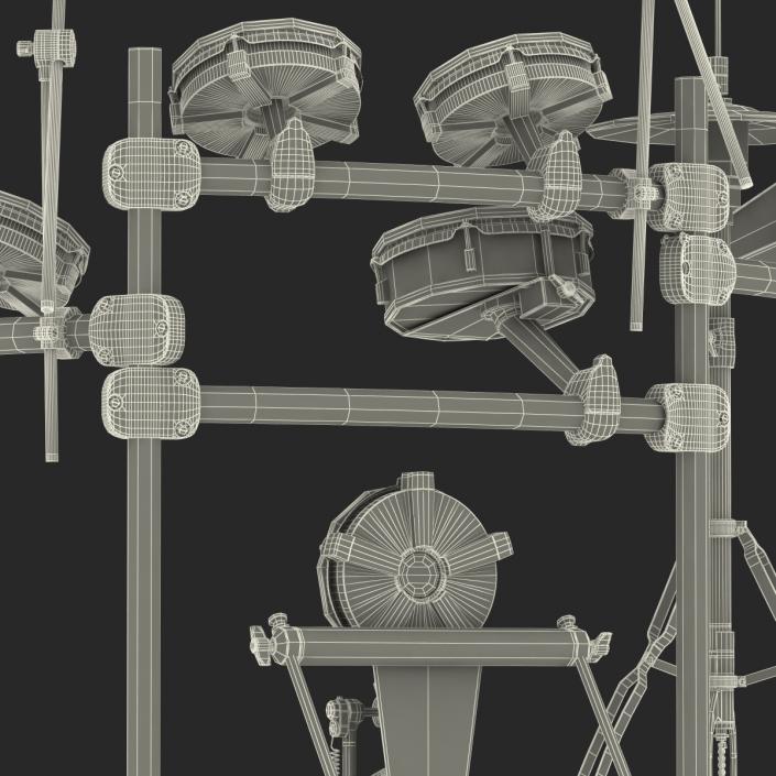 Electronic Drum Kit Generic 2 3D model