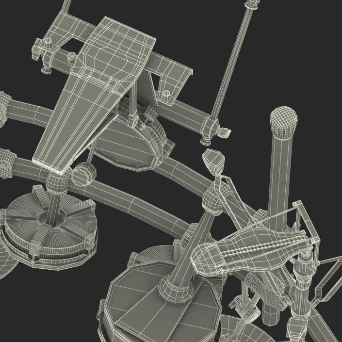 Electronic Drum Kit Generic 2 3D model