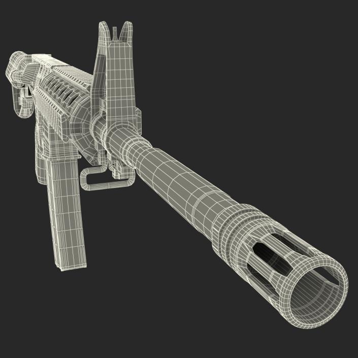 3D Assault Rifle Generic 3 model