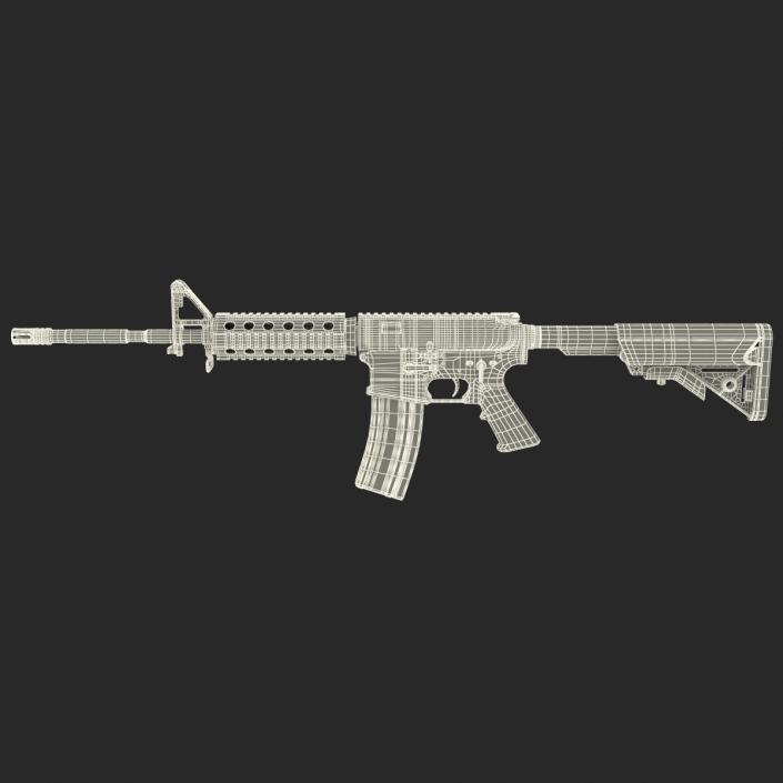 3D Assault Rifle Generic 3 model