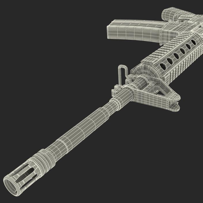 3D Assault Rifle Generic 3 model