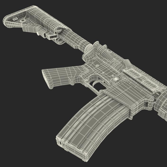 3D Assault Rifle Generic 3 model