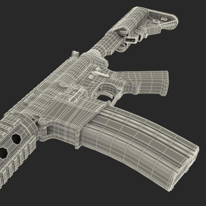 3D Assault Rifle Generic 3 model