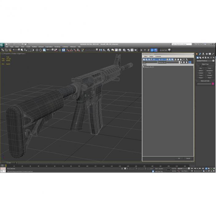 3D Assault Rifle M4