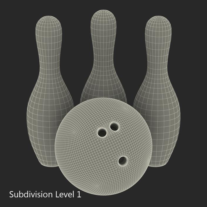 3D Bowling 3D Models Collection model