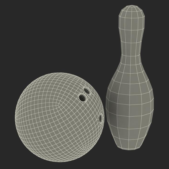 3D Bowling 3D Models Collection model