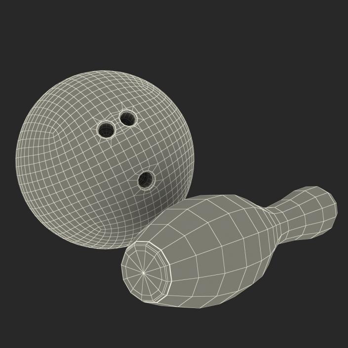 3D Bowling 3D Models Collection model