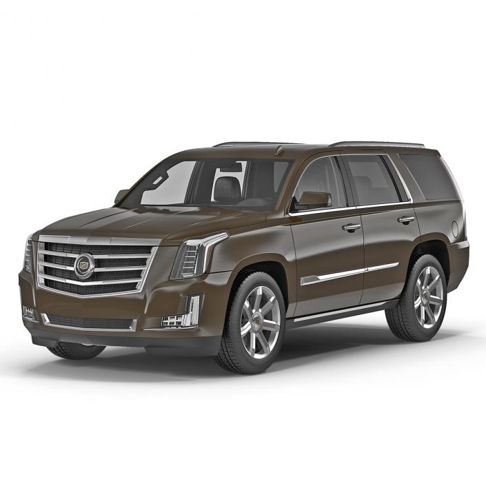 3D Cadillac Escalade 2015 Simple Interior model