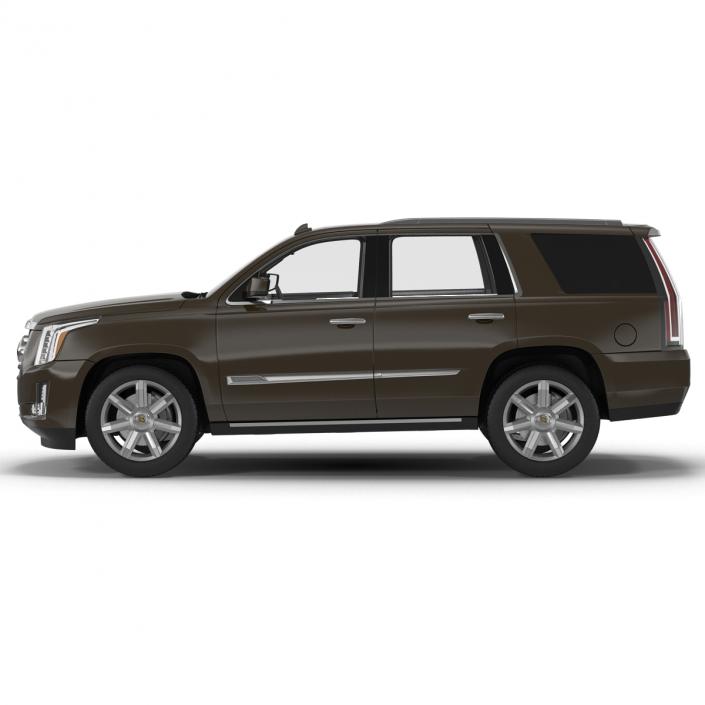 3D Cadillac Escalade 2015 Simple Interior model