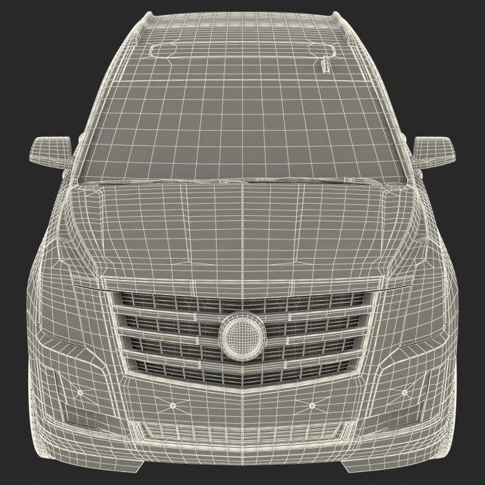 3D Cadillac Escalade 2015 Simple Interior model