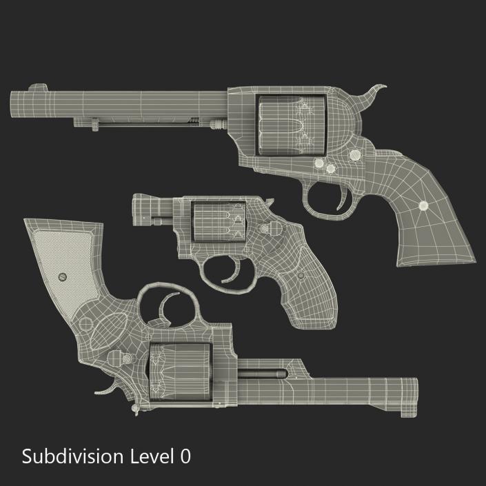 3D model Revolvers Collection