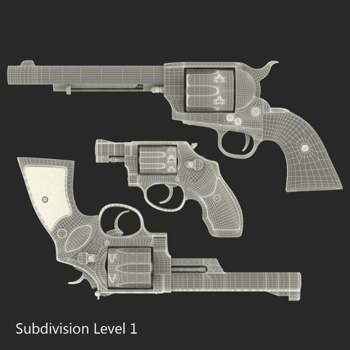 3D model Revolvers Collection