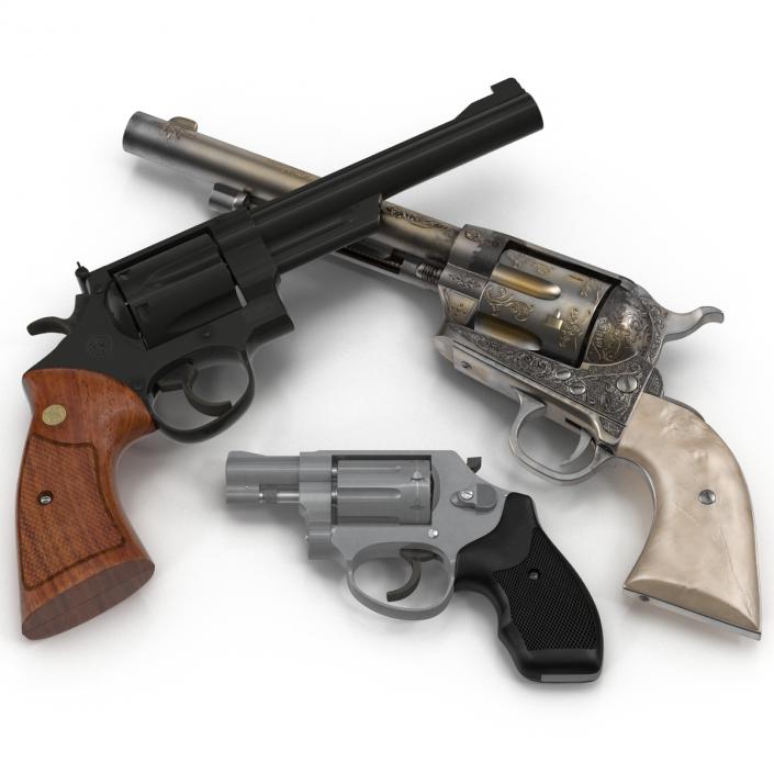 3D model Revolvers Collection