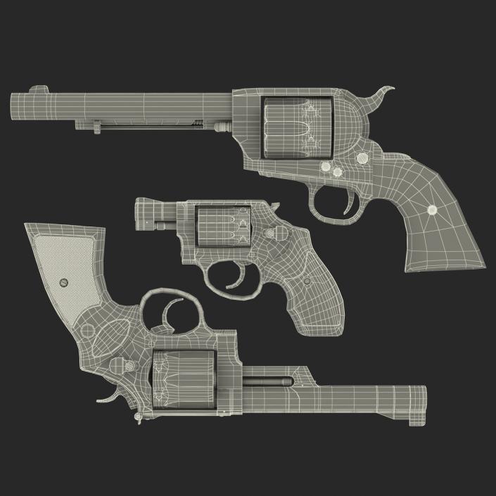 3D model Revolvers Collection