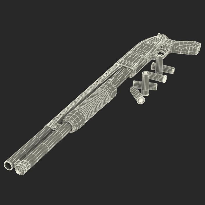 Shotgun and Shells Collection 3D model