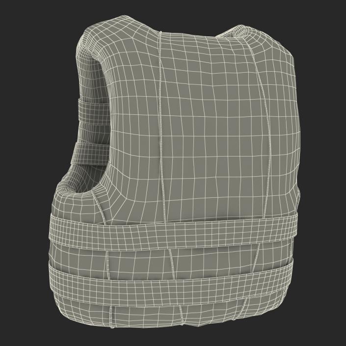 Life Vest Blue 3D model