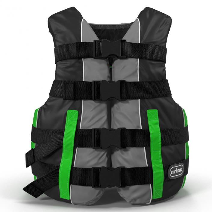 3D model Life Vest Green