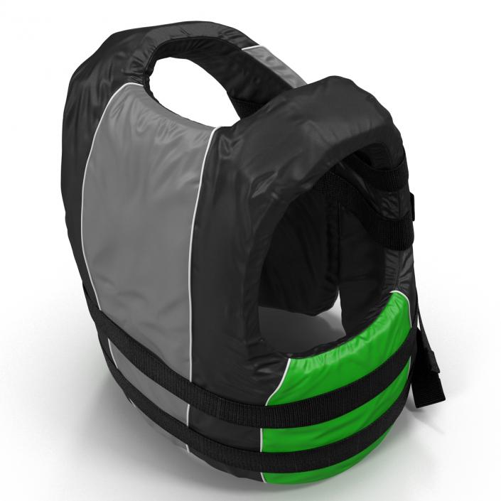 3D model Life Vest Green