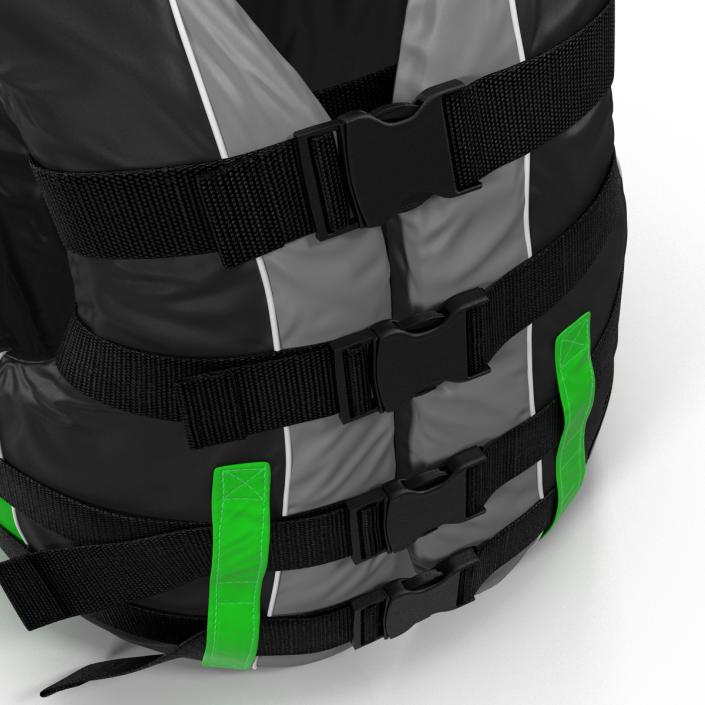 3D model Life Vest Green