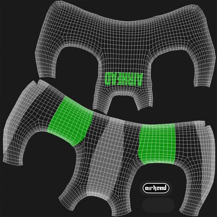 3D model Life Vest Green