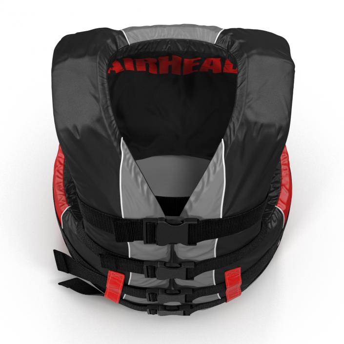 3D Life Vest Red model