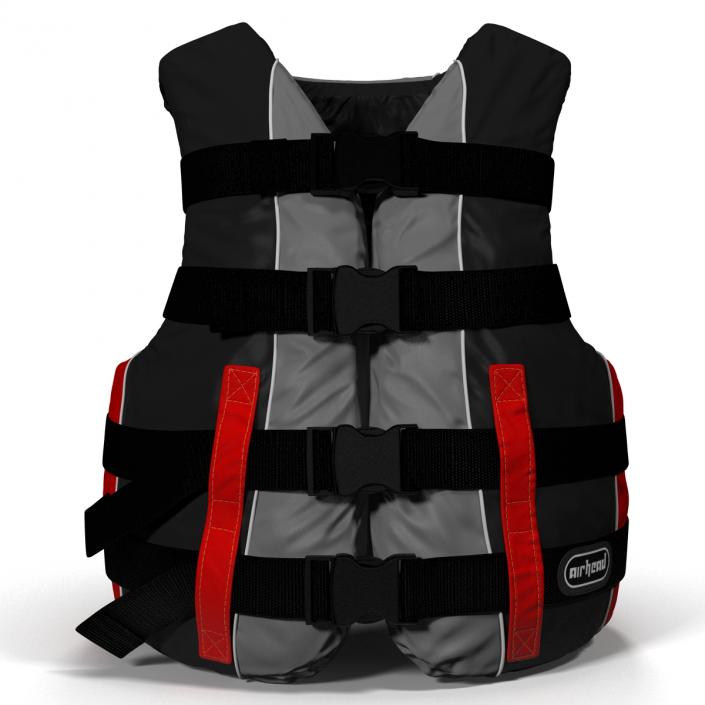 3D Life Vest Red model