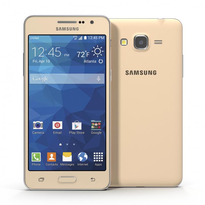 3D Samsung Galaxy Grand Prime Gold